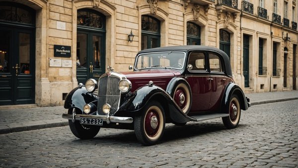 Découvrez bordeaux en voiture vintage!